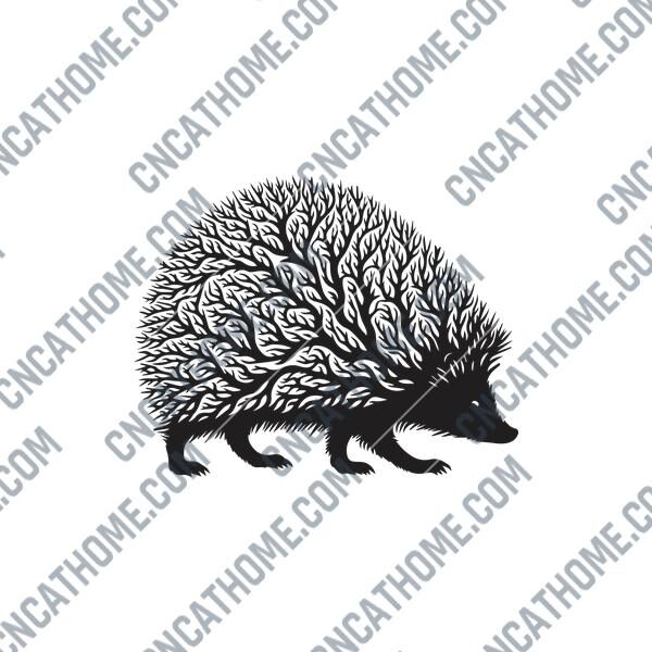 Tree Hedgehog DXF File