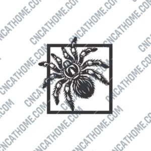 Spider Wall Decor for Halloween CNC Design